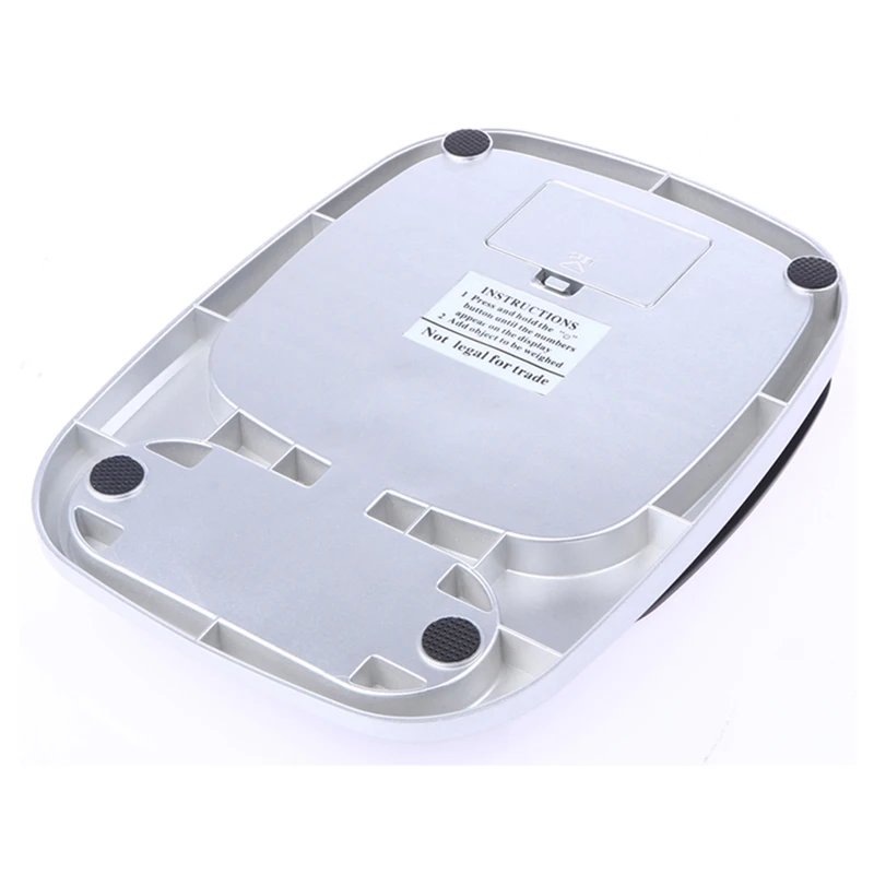 J&R Fast Shipping Promotion Electronic 11lb 5kg/0.1g Digital Measuring Grams Stainless Steel Platform Kitchen Food Scale