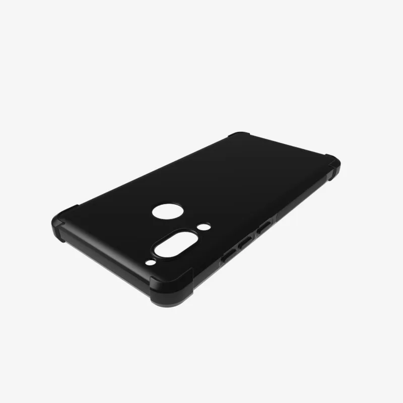 Clear Shockproof 360  Matte Bumper Slim TPU Cover Case For Sharp Aquos S3