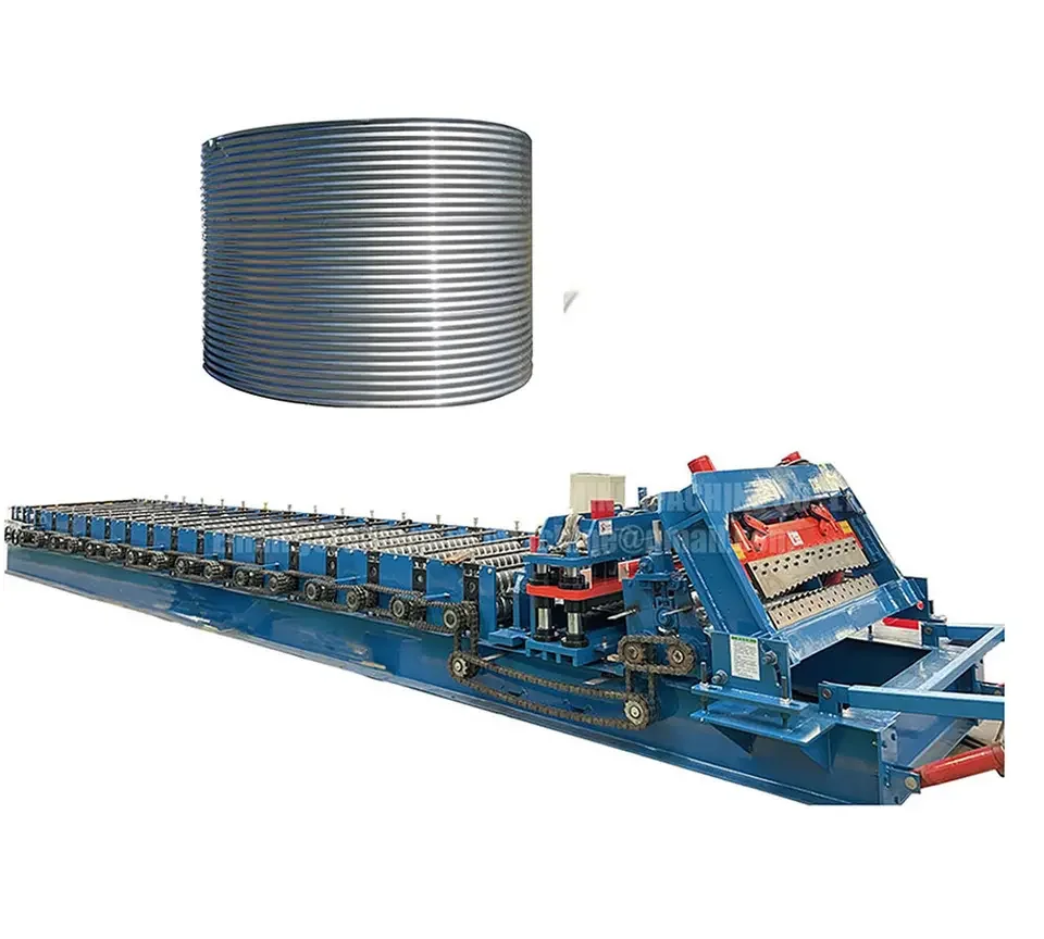 New Design Steel Silos Roll Forming Machine Silo Machinery Silos Making Equipment