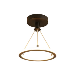 Circle handing decorative Modern pendent light LED ring chandelier lamp