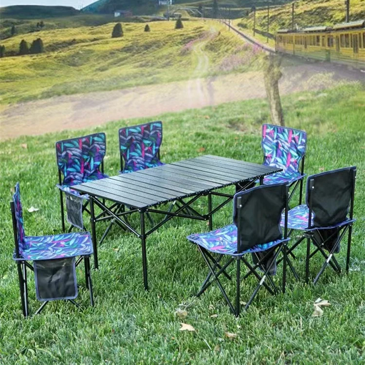 Free sample Low price Wholesale new style modern park carbon steel Outdoor Garden Picnic Folding Camping tables