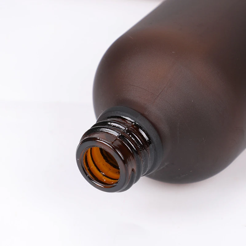 Frosted Glass Serum Bottle with a Dropper Amber Essential Oil 10 ml Pipette Cosmetic Packaging Thick Bottom 30ml Dropper Bottle