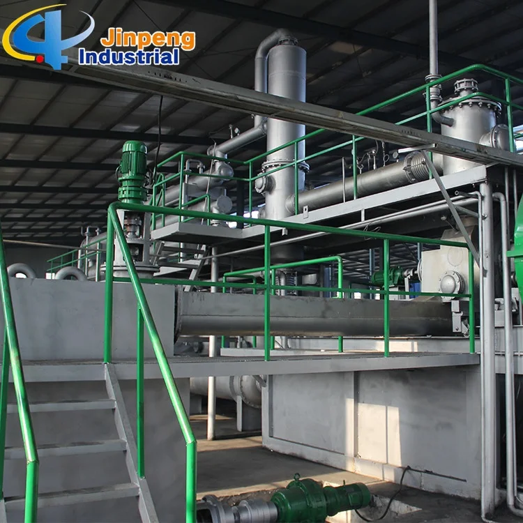 High Quality Factory Price continuous recycle tires to thermolysis oil plant