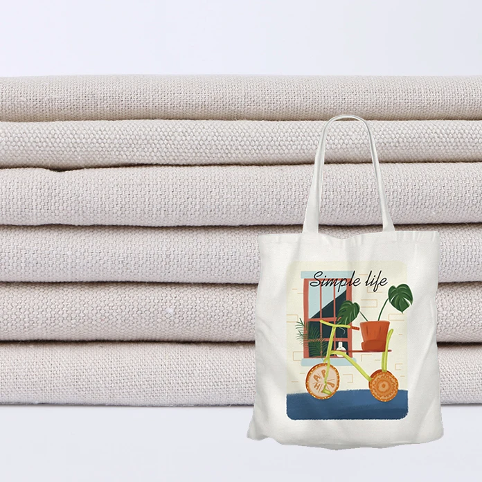 
wholesale canvas fabric 12A T/C Polyester Cotton Fabric for bag making 