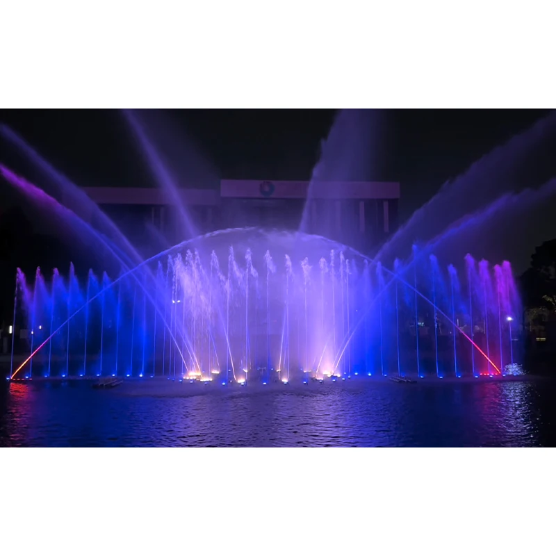 New Attractive Laser Projector Outdoor Water Dancing Musical Fountain