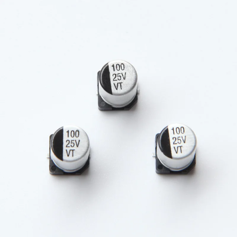 SMD Aluminum Electrolytic Capacitor SMD 16V 25V 35V 50V 100UF 220UF 470UF 47UF Chip Electrolytic Capacitor