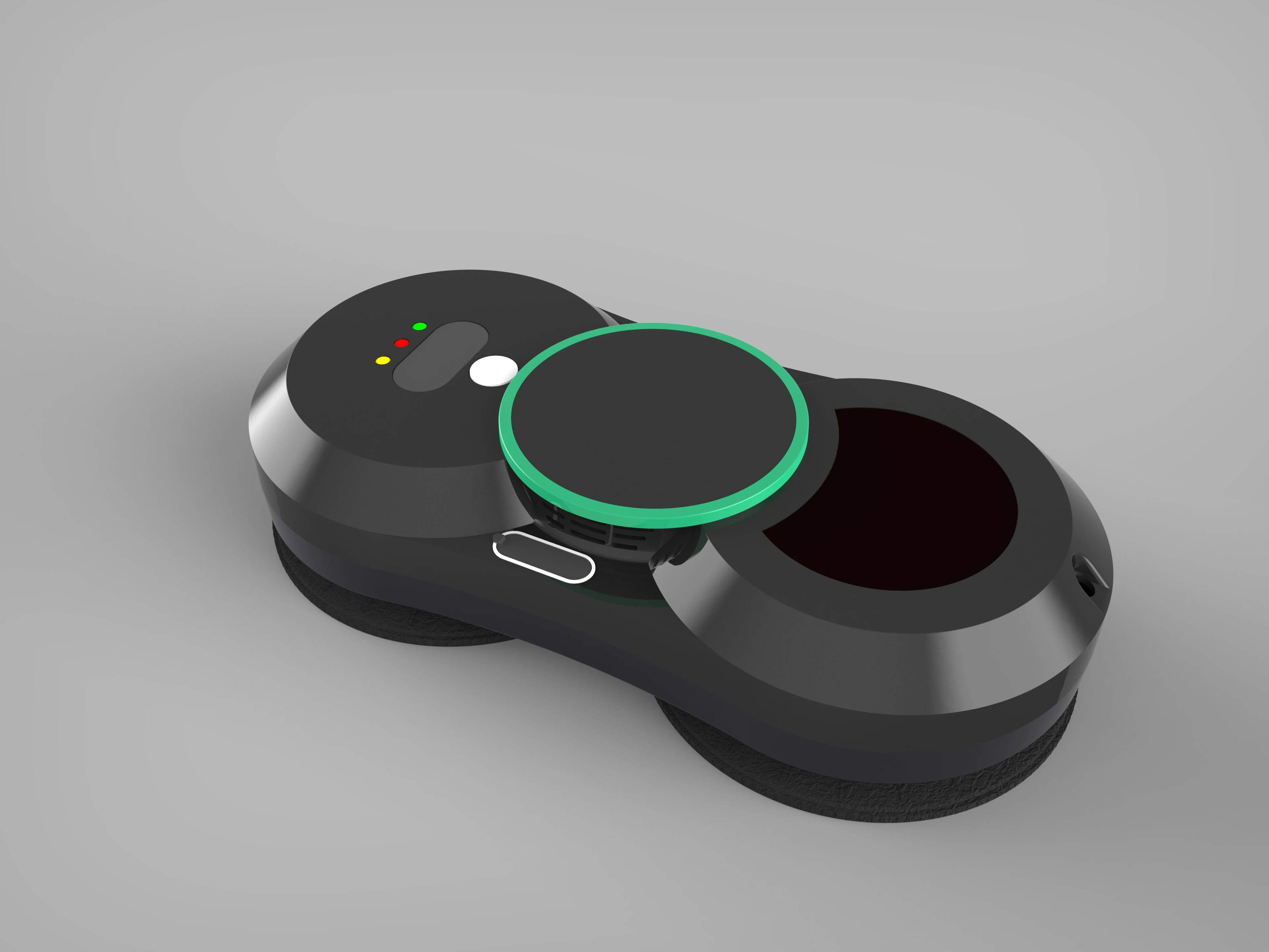 Auto Frameless Detection Window Cleaning Robot Mini Vacuum Cleaner with Remote Control Glass Washer