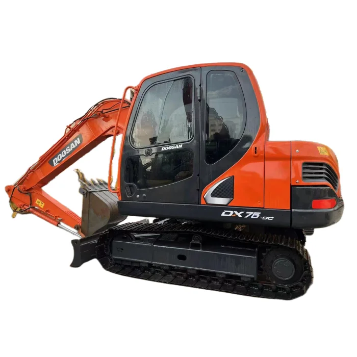 Южная Корея используется Doosan DH75/DH80G Hitachi ZX70/ZX60 cat307eгидравлический экскаватор 7 тонн мини-экскаватор