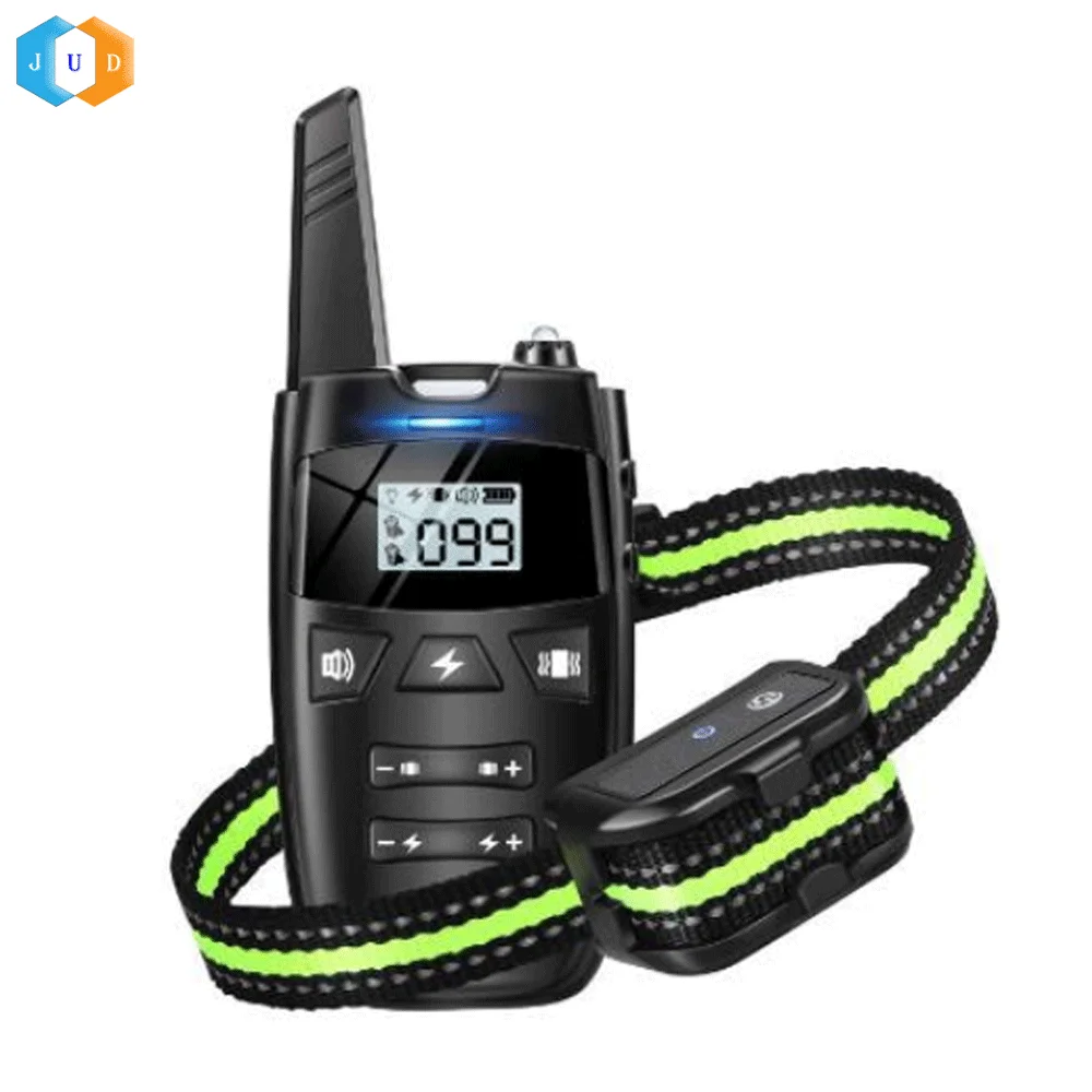 2023 Professional 500M Outdoor Sport Dog Agility Training Vibrate Shock E Collar with Seperate Vibrate Shock Correction Control