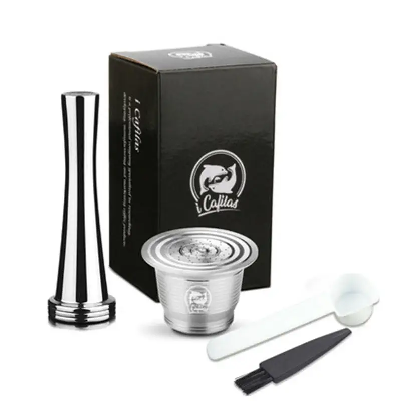 Coffee capsule manufacturer support customized 500ml-1L reusable capsules coffee