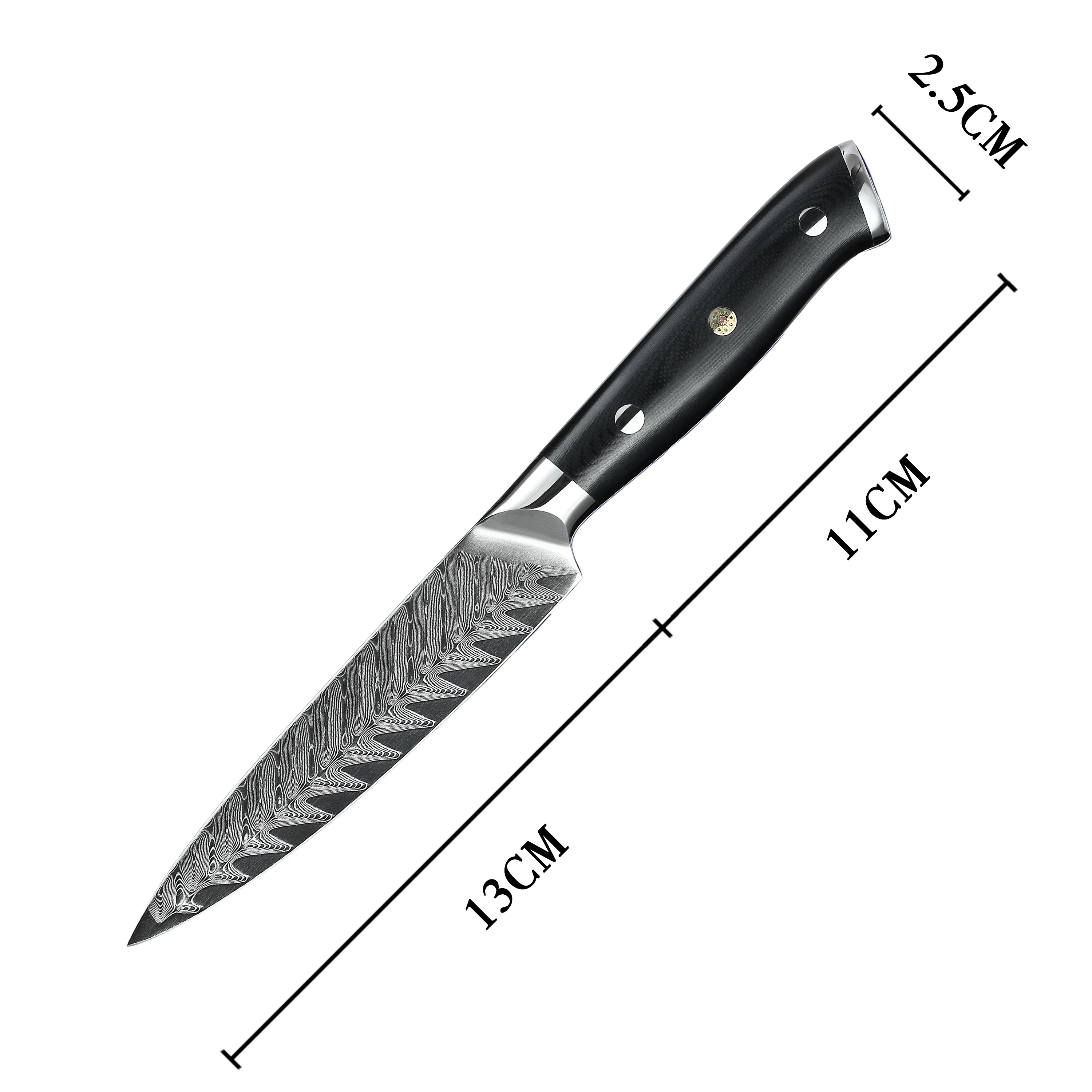 Professional Damas AUS10 Vegetables Meat Utility Knives