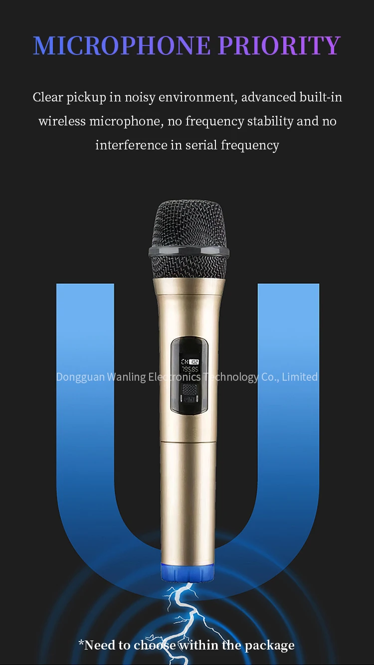 Loud sound box party speaker professional wireless speaker outdoor