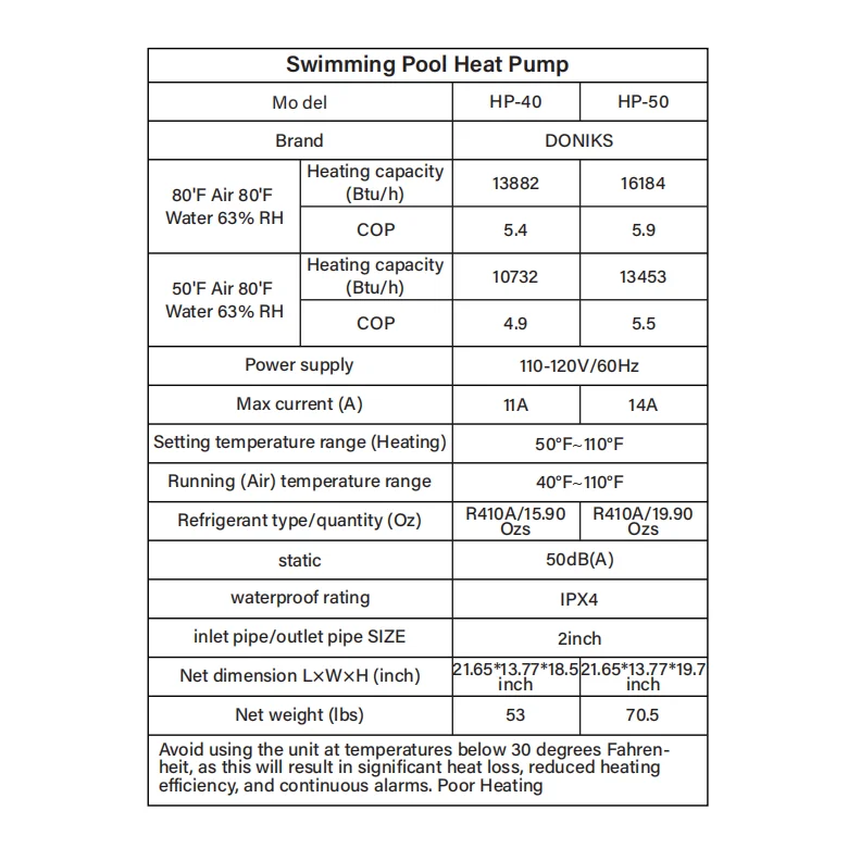 Heat Pump for Pools Swimming Pool Heat Pump Small household air energy water heater heat pump Swimming pool heater thermostat