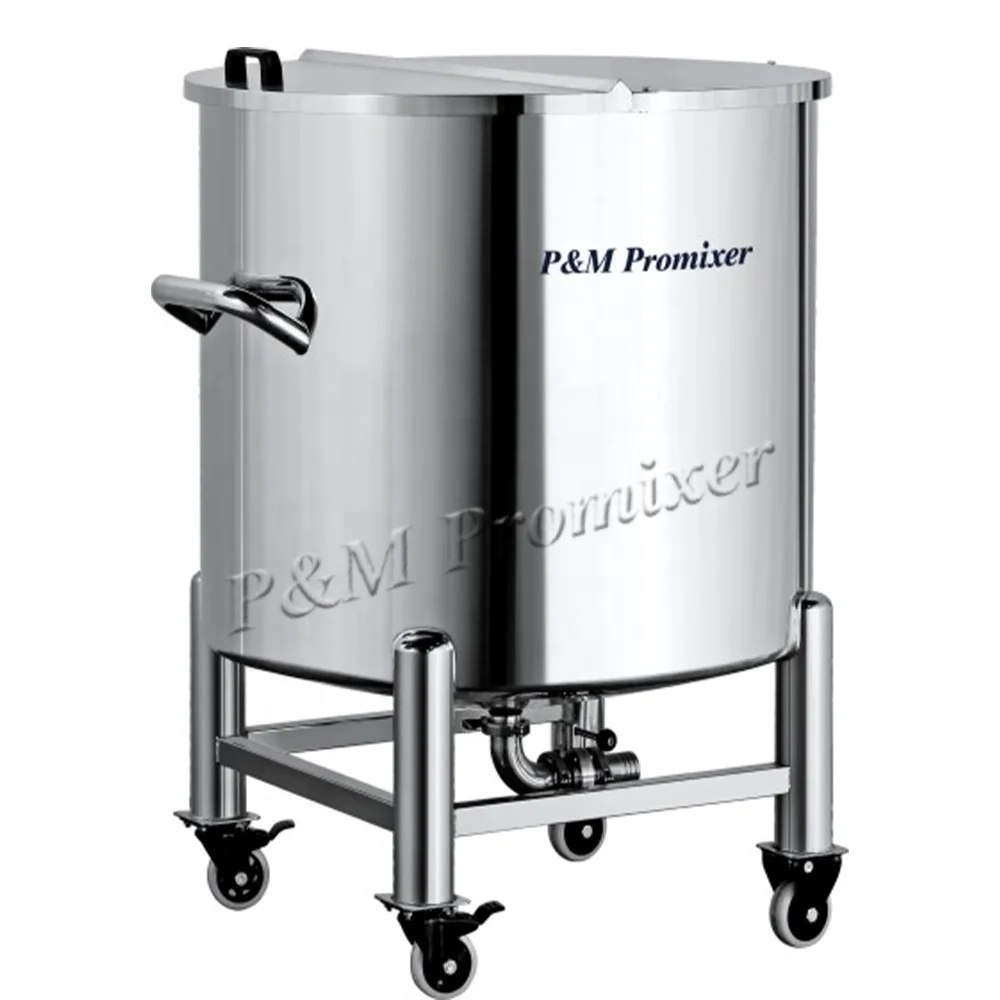 Small removable customization Stainless Steel Sealed liquid storage vertical water tank