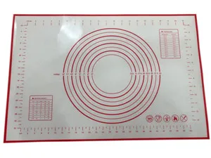 Custom Measurements silicone kneading dough Non-Slip rolling large Pastry baking mat sheet