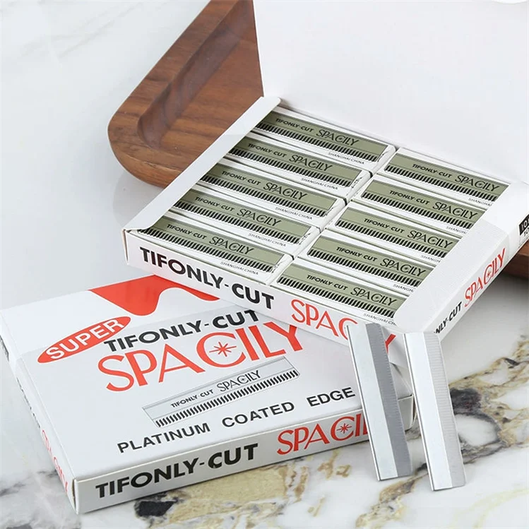 100pcs/Box Professional Quality Eyebrow Trimmer Microblading Eyebrow Trimming Blade Disposable Use Eyebrow Razor