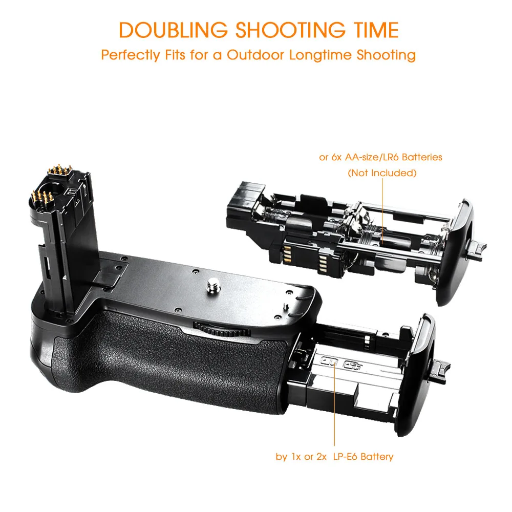 
Travor Profesional Camera Accessories Power Holder Battery Grip For Canon Eos 7D Mark II 7DII 7D2 Replacement BG-E16 