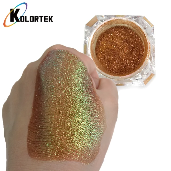 KOLORTEK hot sale chameleon pigment makeup private label loose duochrome eyeshadow