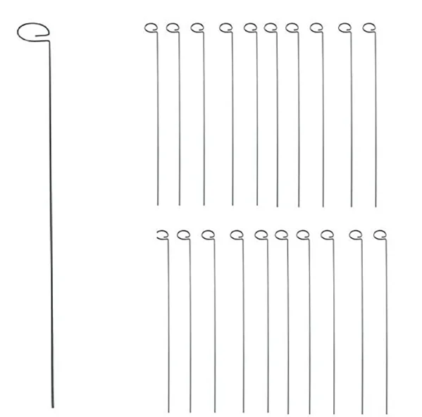 steel support pour plante plastic pole plant support