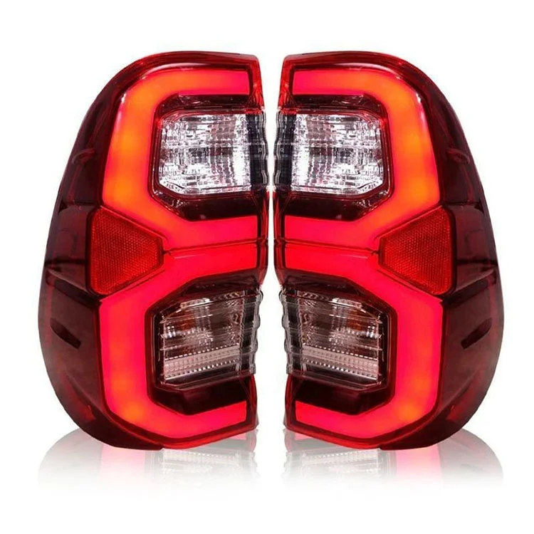 Refit Modified 4x4 LED 2016-2019 Pair RH & LH New Rear Tail Light Lamp Assembly for Toyota Hilux Revo Pickup Truck