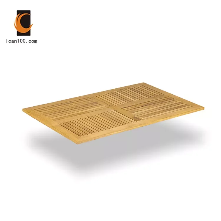 OEM Outdoor Garden Table Bistro Hotel Restaurant Furniture Solid Wood Top Coffee Table