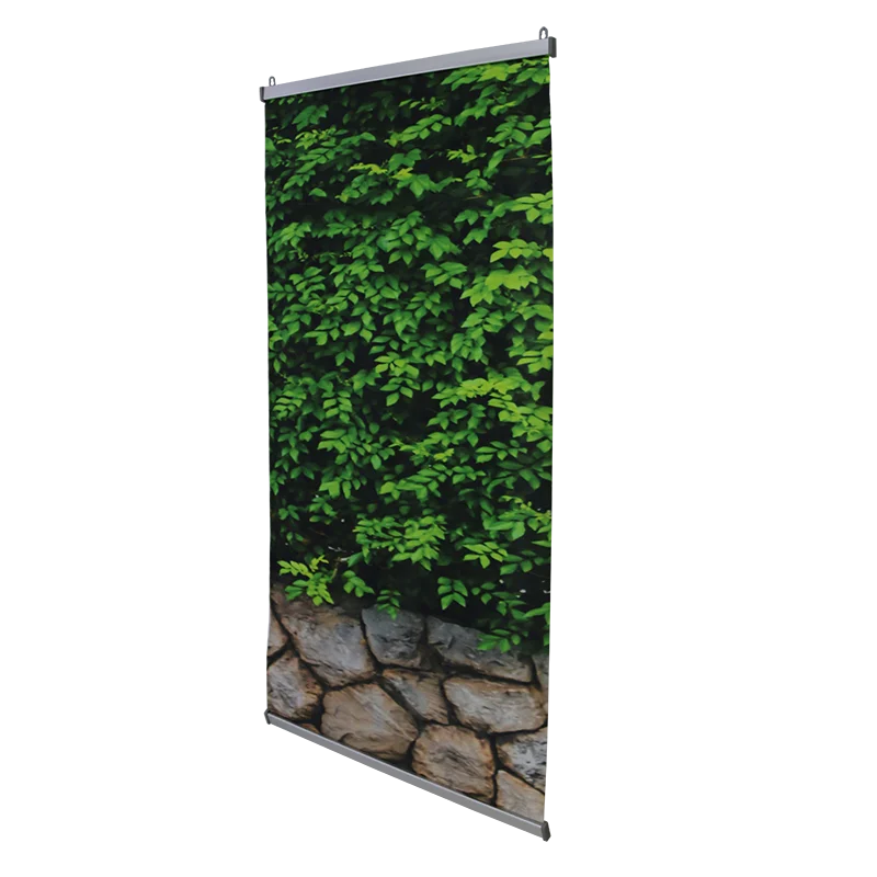 Factory Price Custom Billbord Banner Stand Poster Printing Rail Hanger Rolling Advertising Board Advertising Display Clip Frame