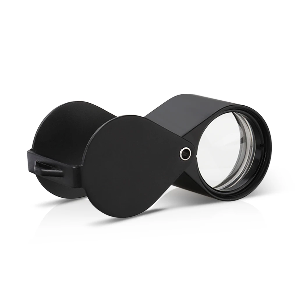 Jewelry Loupe Dikai DK16007 Professional 21mm 10x Triplet Loupe Black Finish Sharp Clarity