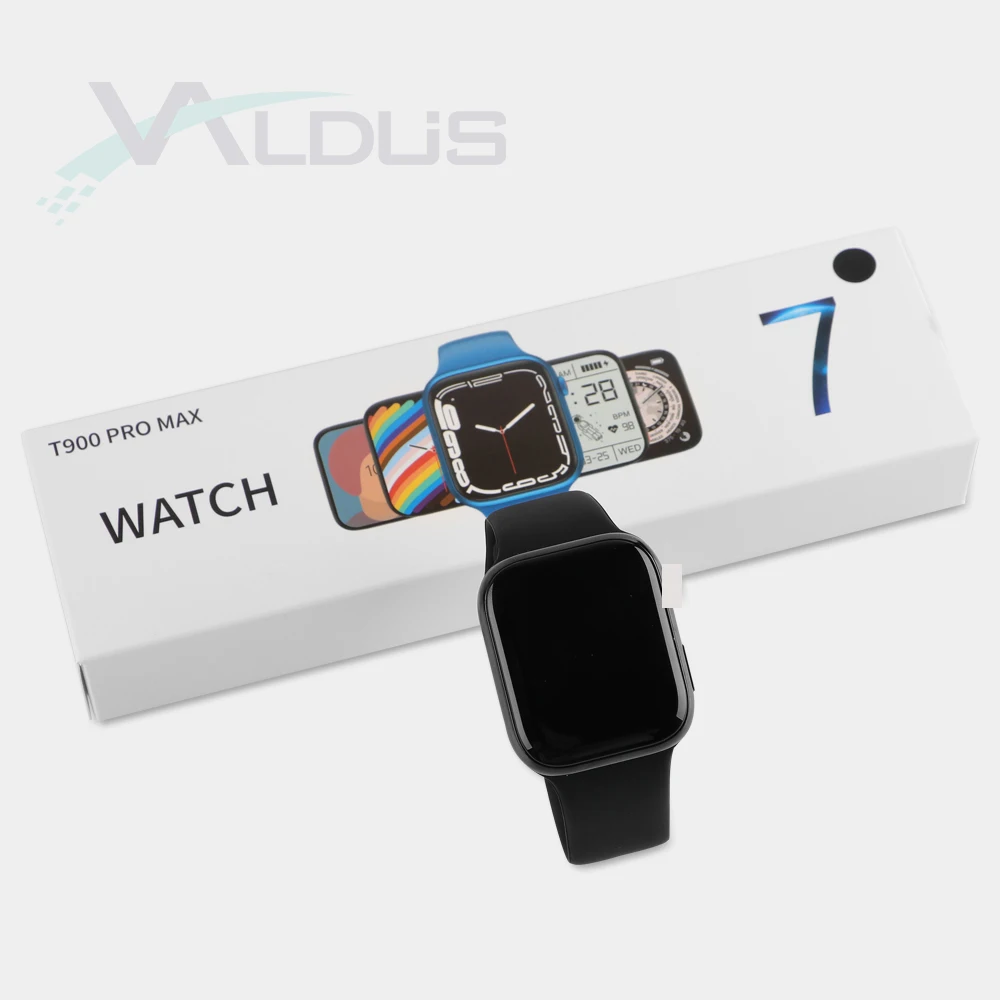Valdus Iwo T900 Pro Max Smartwatch Touch Screen Sport Fitness Montre Reloj Inteligente Wearable Device Series 7 Smart Watch