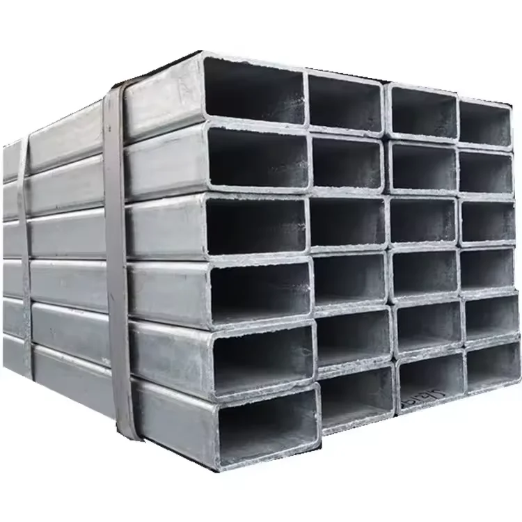 ASTM A53 Gr. B Mild Rhs Shs Hollow Section hot dipped  Galvanized Square Rectangular Welded Carbon Steel Pipe