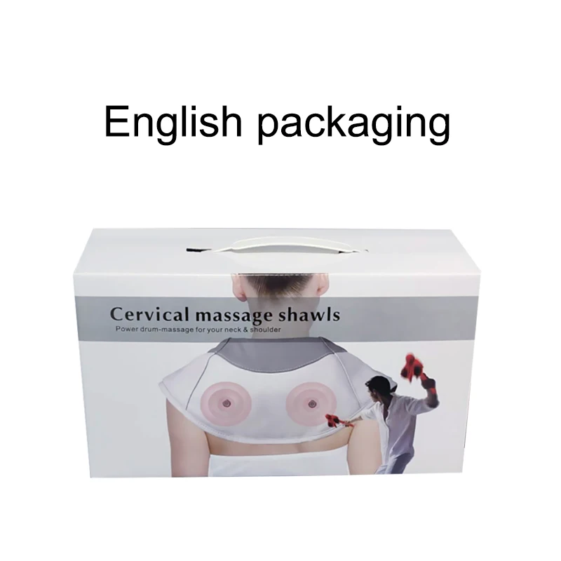 Shoulder Massage Machine Vibration Shiatsu Back and Neck Massager with Heat