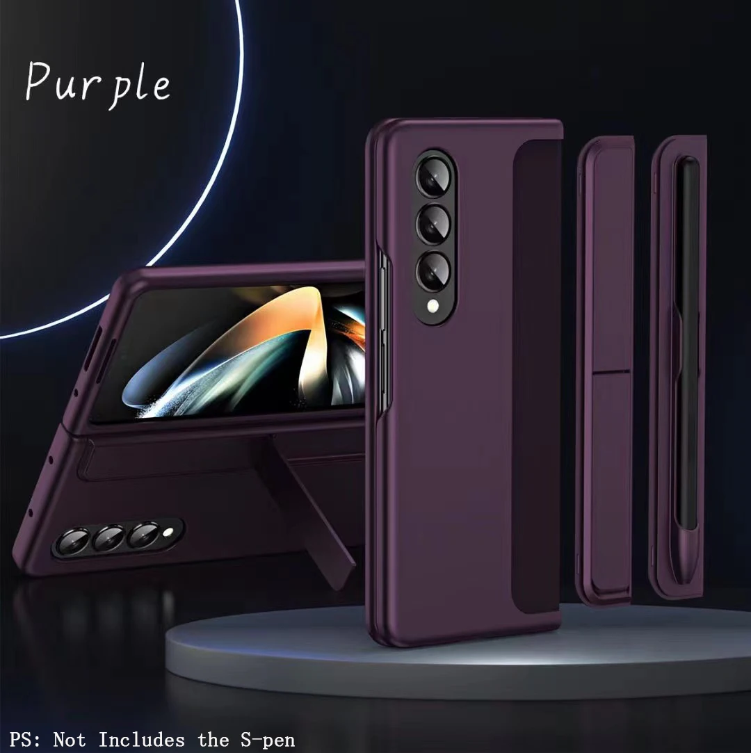 Hot selling TPU PC phone case with stand mobile cover for samsung Z FOLD 3/4