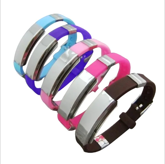
Drop Shipping Good Quality Personalized Stainless Steel Silicone ID Bracelet Custom Engraved Medical Alert ID Bracelet 