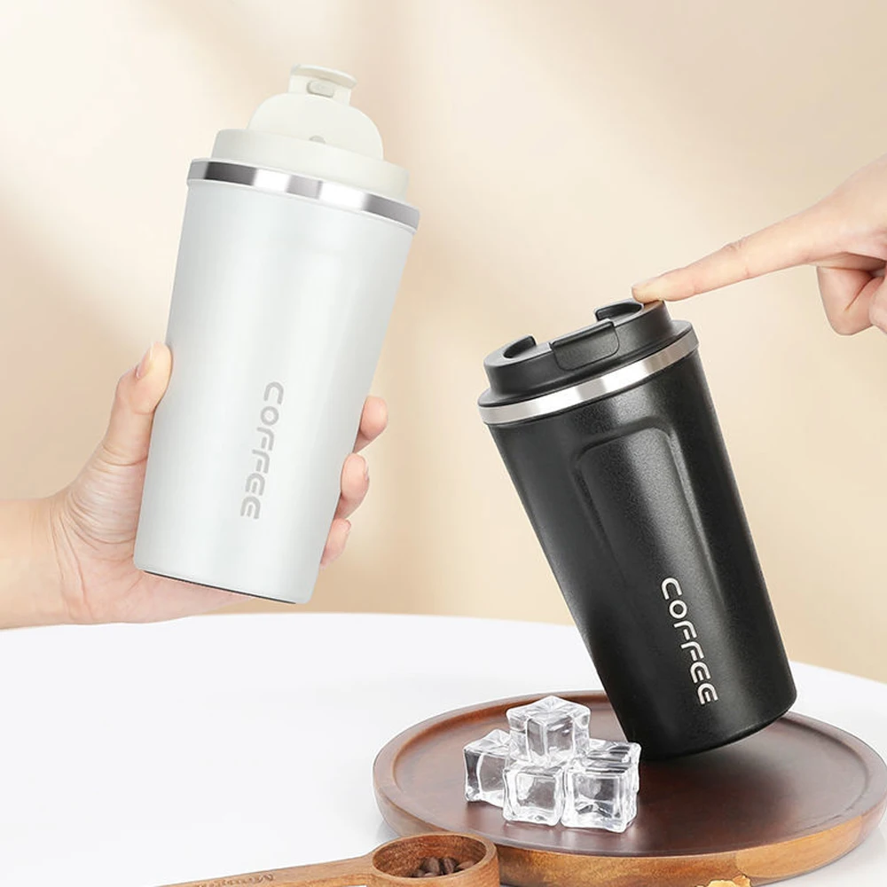 123sports Hot Sale 420Ml 14Oz Stainless Steel Vacuum Insulated Tumblers Travel Mug Double Wall Water Coffee Cup With Lids