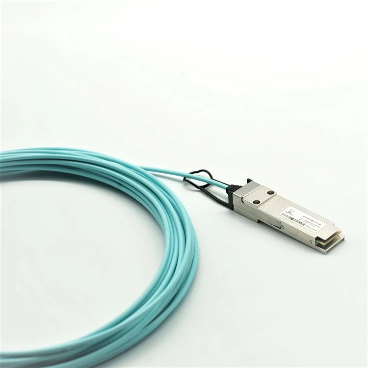 Оптоволоконный трансивер AOC 100G QSFP28 для активного оптического кабеля центра обработки данных