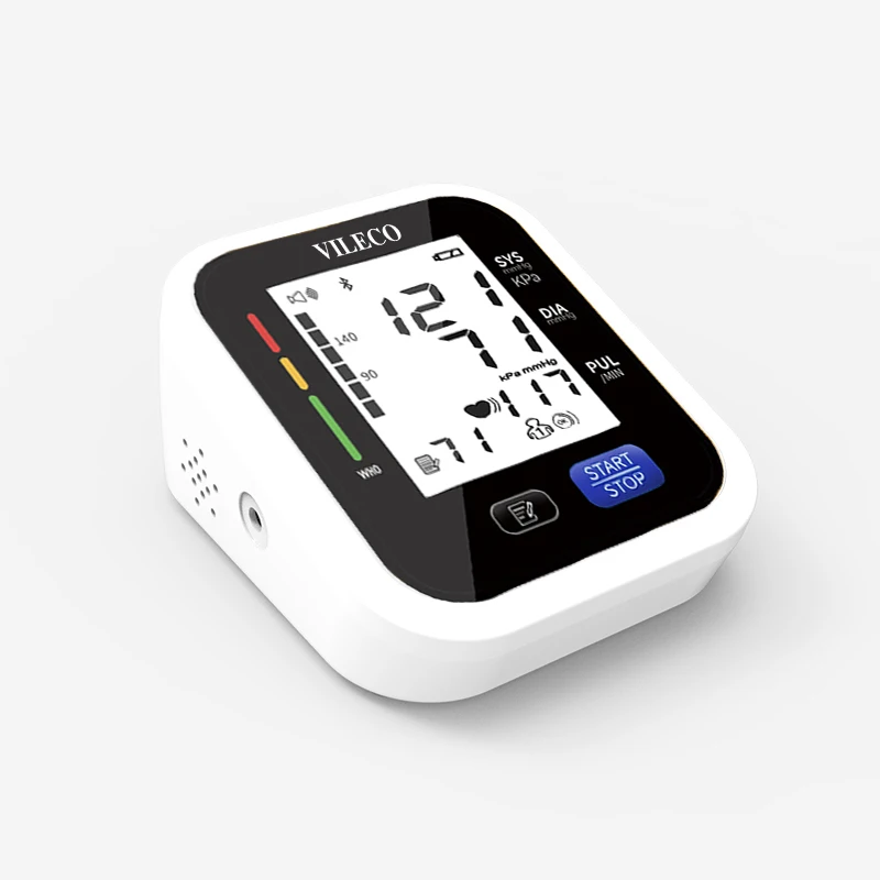 Vileco electronic blood pressure monitor digital medidor de presion arterial tensimeter professional blood pressure monitor