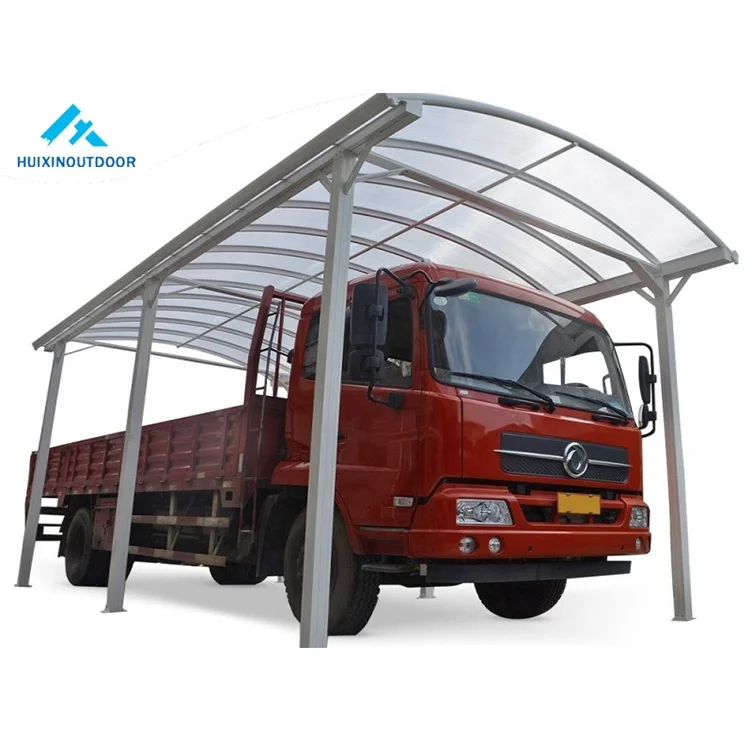 Bus Car Equipment Combo Cover Aluminum Port Canopy Polycarbonate Garage For Attached Carport Aluminum Carport Pole
