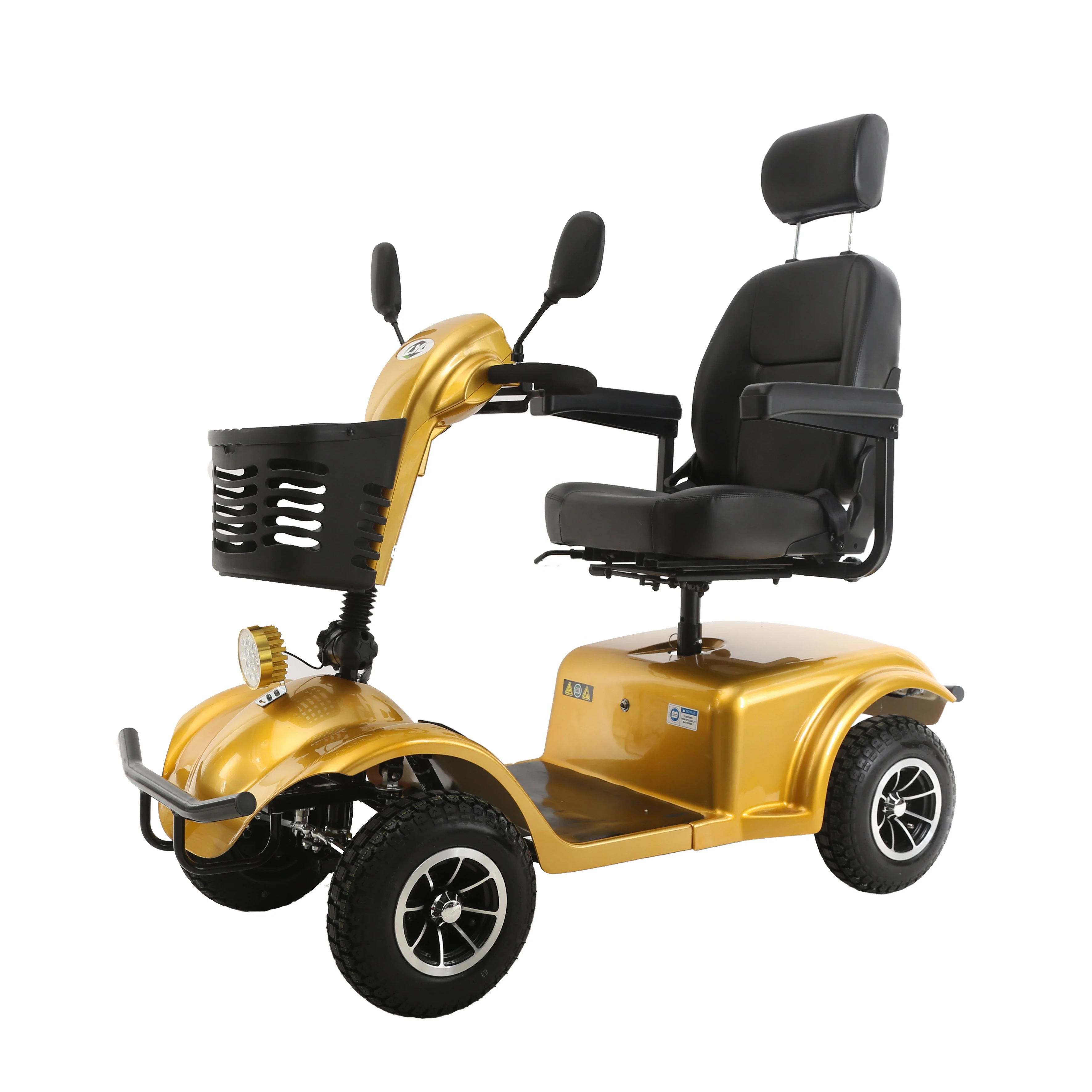 4 Wheel Double Seat Scooter Luxury Heavy Duty Outdoor Electric Mobility Scooter For Sale