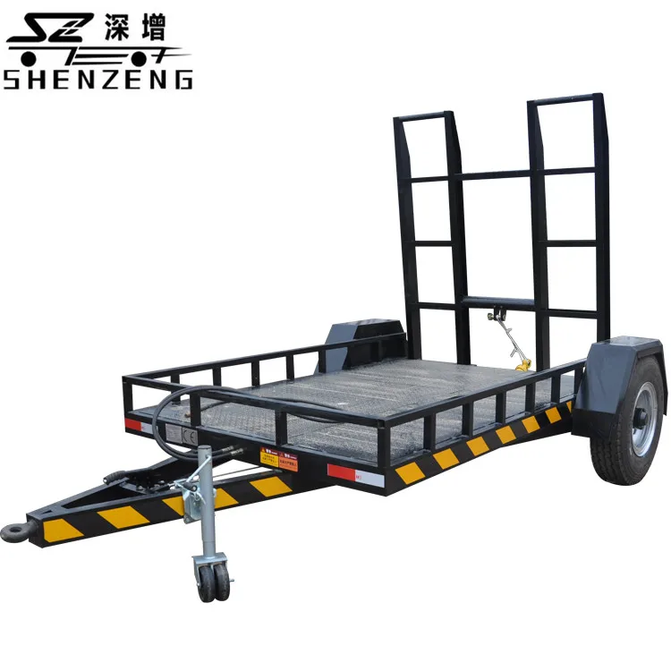 Rice Harvester Farm Trailer Equipment Trailer With Ramp