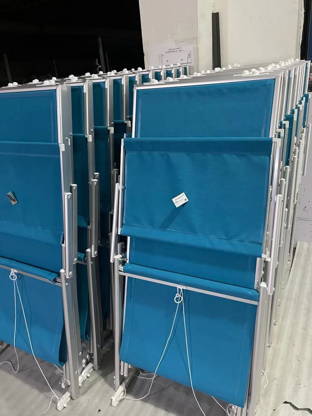 
Aluminum Folding Chaise Lounge Bed With Sunshade LETTINO SPIAGGIA 