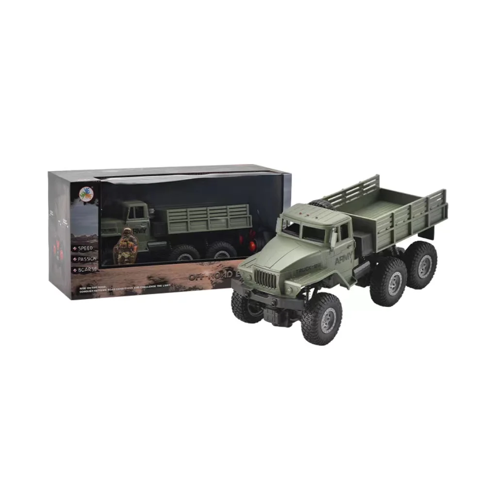 1:16 Remote Control RC Army Military Trucks 6x4WD Off-Road Climbing Kids Toys Electric Car Toys