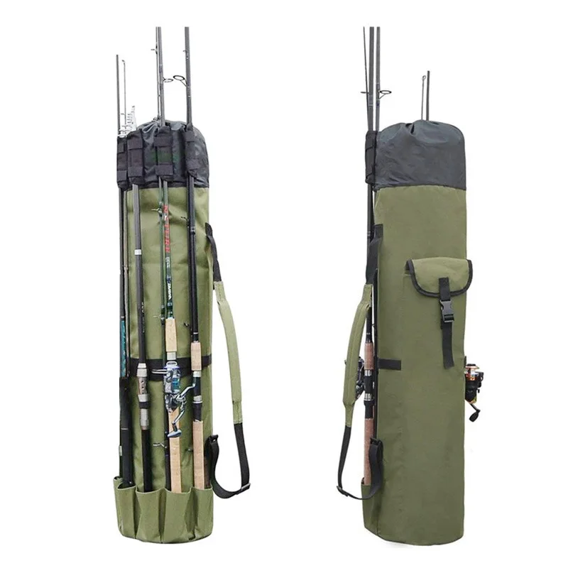 Factory Custom Amazon Hot Selling Fishing Rod Pole Reel Bag Waterproof Holder Carry Backpack Fishing Tackle Bag