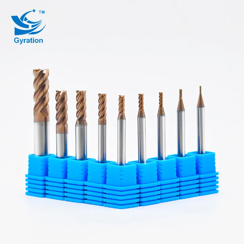 55 degree CNC alloy coating 4-edge tungsten steel stainless steel super hard alloy flat head end mill