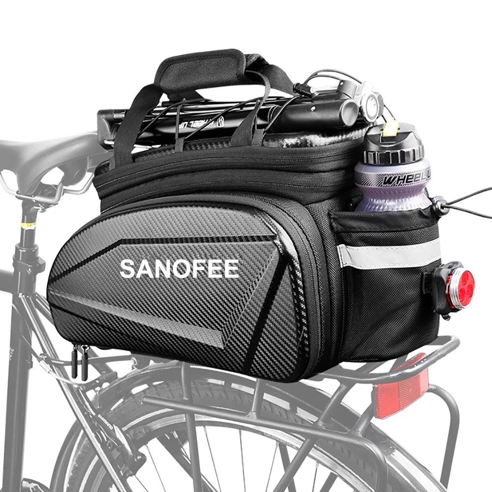 Large Capacity Multifunctional Mountain Bike Pack Waterproof Back Shelf Pack Riding Equipment