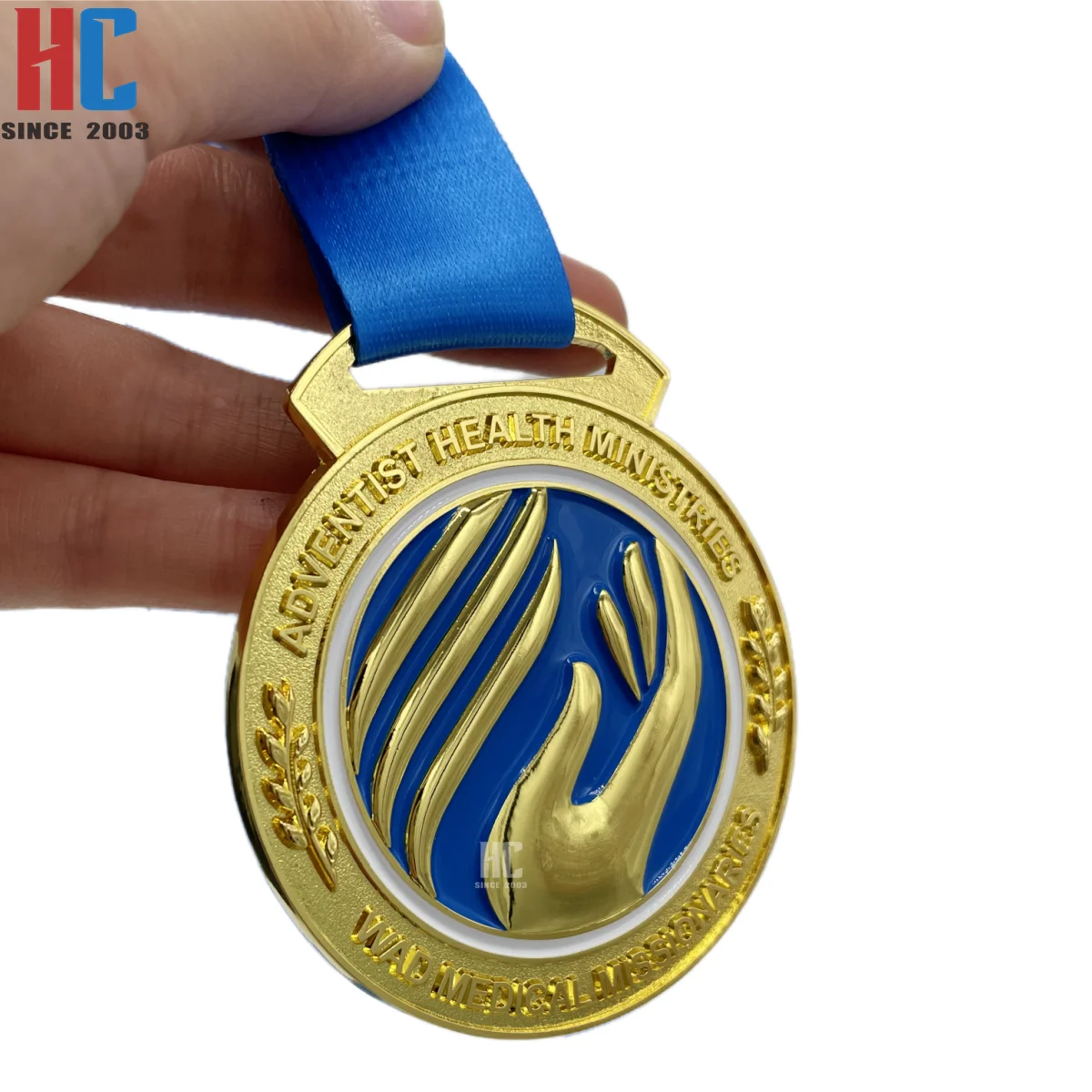 20 Years Factory Custom 3D gold plated sports Medal 2024 souvenir award