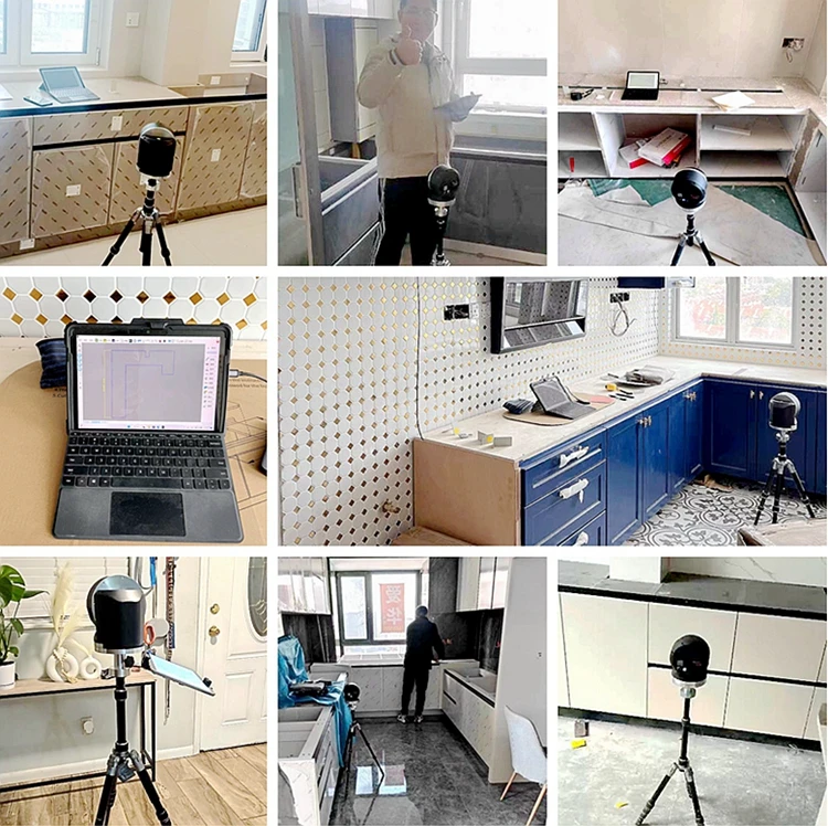 User-Friendly Digital Laser Templator with Precise Measuring Software for Stone Granite Quartz Countertop Stone Machinery