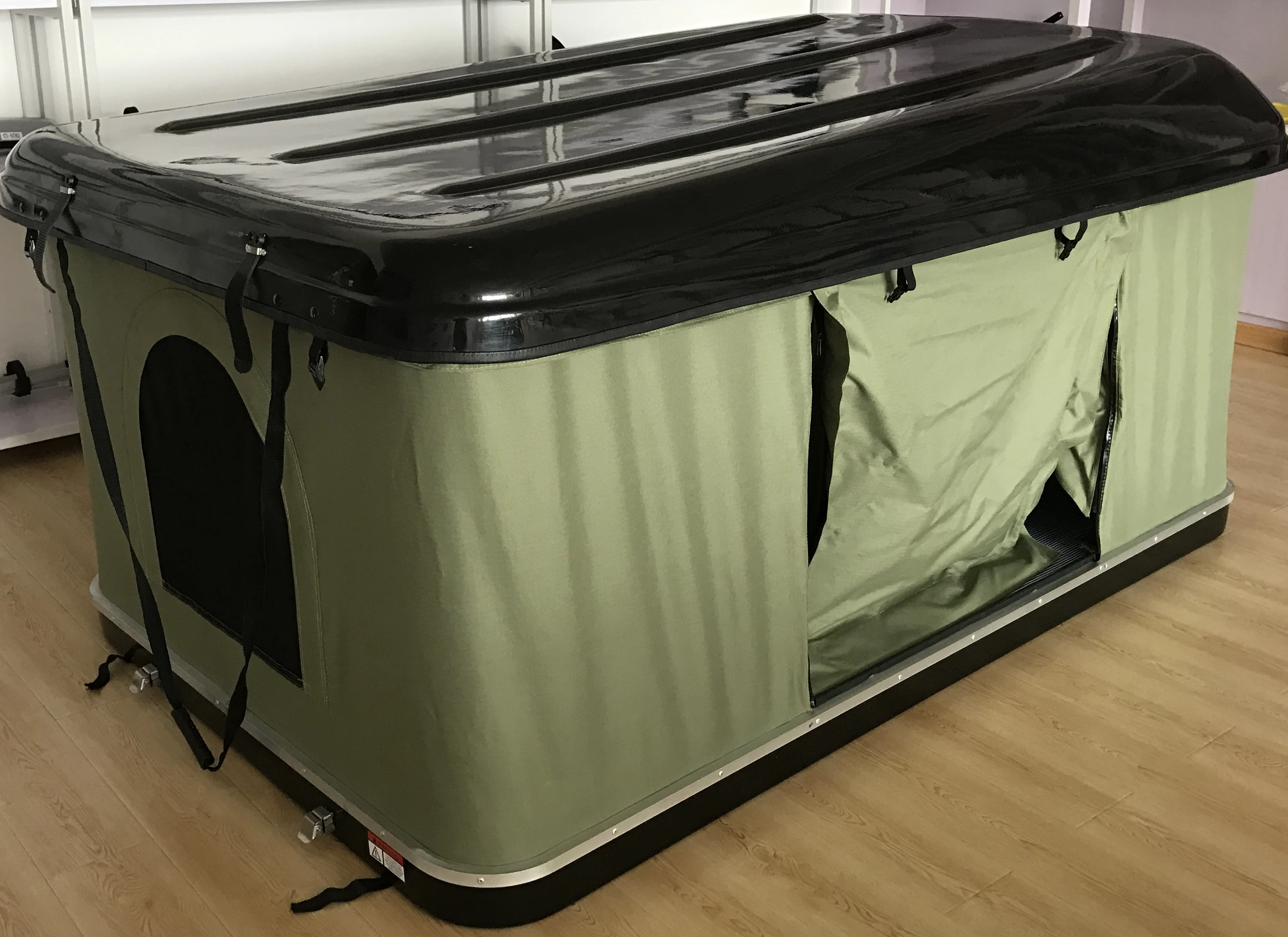 High Quality Factory Direct Hard Shell Roof Top Tent Universal Fiberglass 1 - 2 Person Tent Double outdoor camping