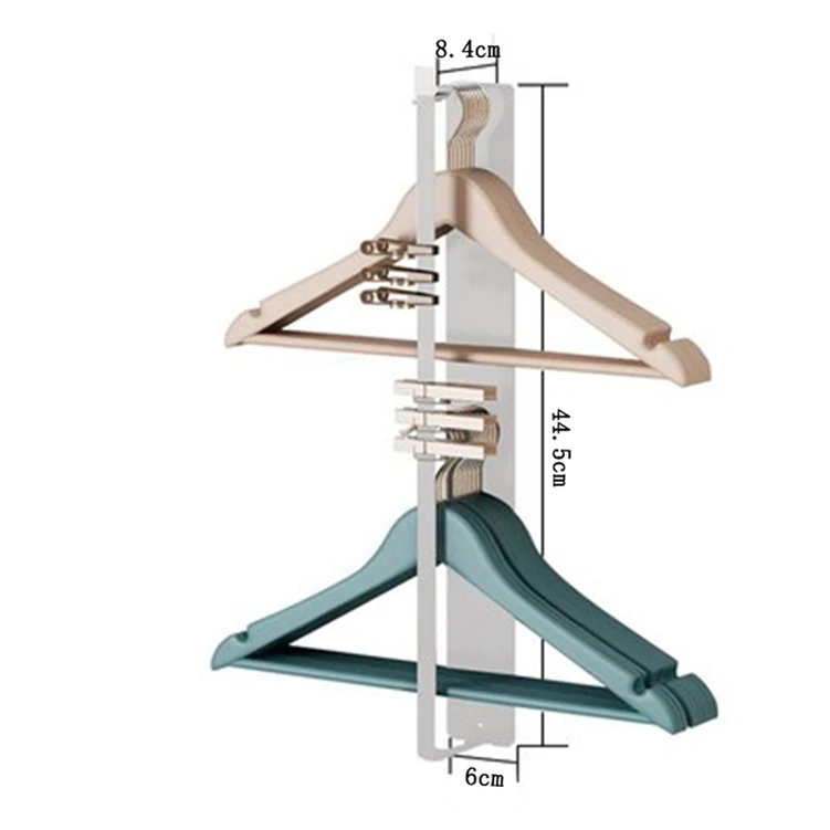 2022 New design laundry refrigerator bathroom washing machine Magnetic side Clothes hanger Rack storage rack