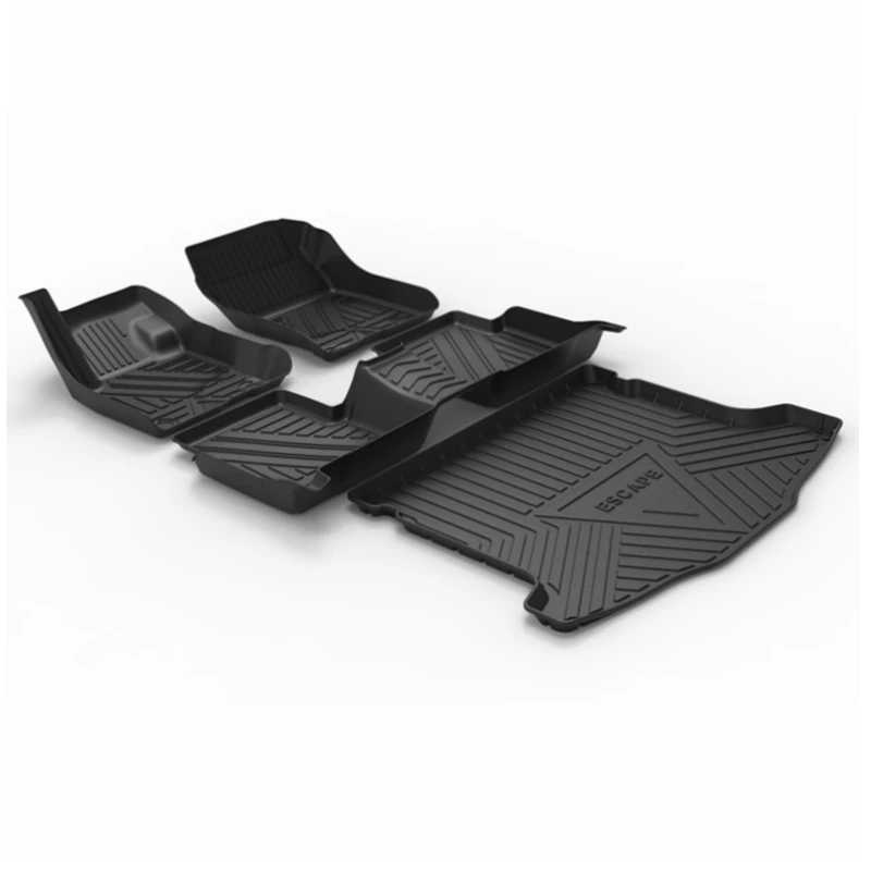 TPE waterproof luxury 3d custom ford escape 2019 car mats