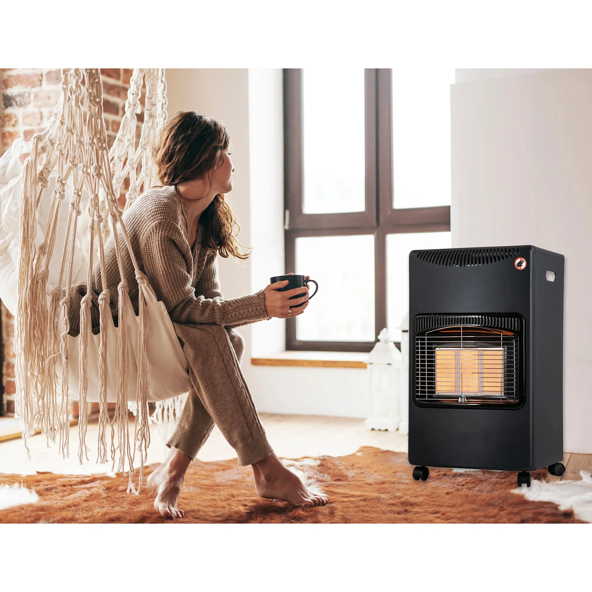 Professional manufacturer best price foldable gas room heater fast heating ceramics infrared gas heater for indoors