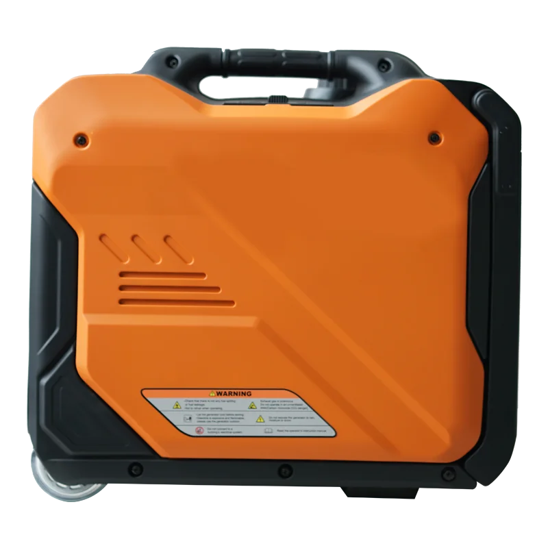 Gasoline AC Silent Portable  Generator Powerful Remote Control Tesla 11L 5kw for EV charging  with Handle and Wheels